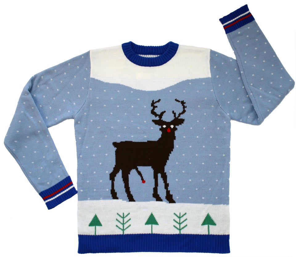 New York Giants Fans Reindeer Snowstorm Ugly Christmas Sweater -  Freedomdesign