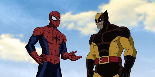 ULTIMATE SPIDER-MAN - 'Freaky' - 'Freaky' - Spider-Man and Wolverine must overcome their clashing styles and personalities to team up against super-villains Mesmero and Sabretooth. When they find themselves literally looking through each other's eyes, 'team-up' takes on a whole new meaning, in a new episode of 'Ultimate Spider-Man,' SUNDAY, JUNE 17 (11:00 -11:30 a.m., ET/PT) on Marvel Universe on Disney XD. (Photo by Marvel/Disney XD via Getty Images)SPIDER-MAN, WOLVERINE