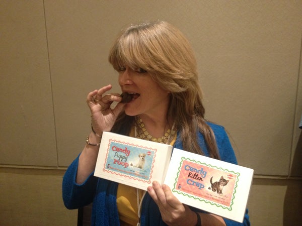 Chocolate is a great gift, but can seem a little generic.

If you buy <a href="http://eatcandycrap.com" target="_blank">candy