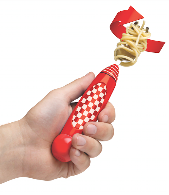 If you're like us (and, hopefully, you're not), you've never been able to master the act of twirling spaghetti on a fork. Tha