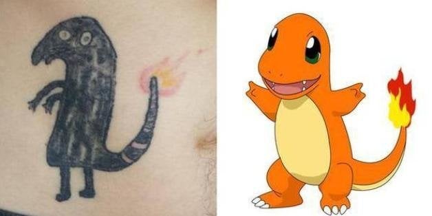 Guy Tattoos Misshapen Pokemon On Himself Achieves Meme Superstardom Huffpost Uk Weird News