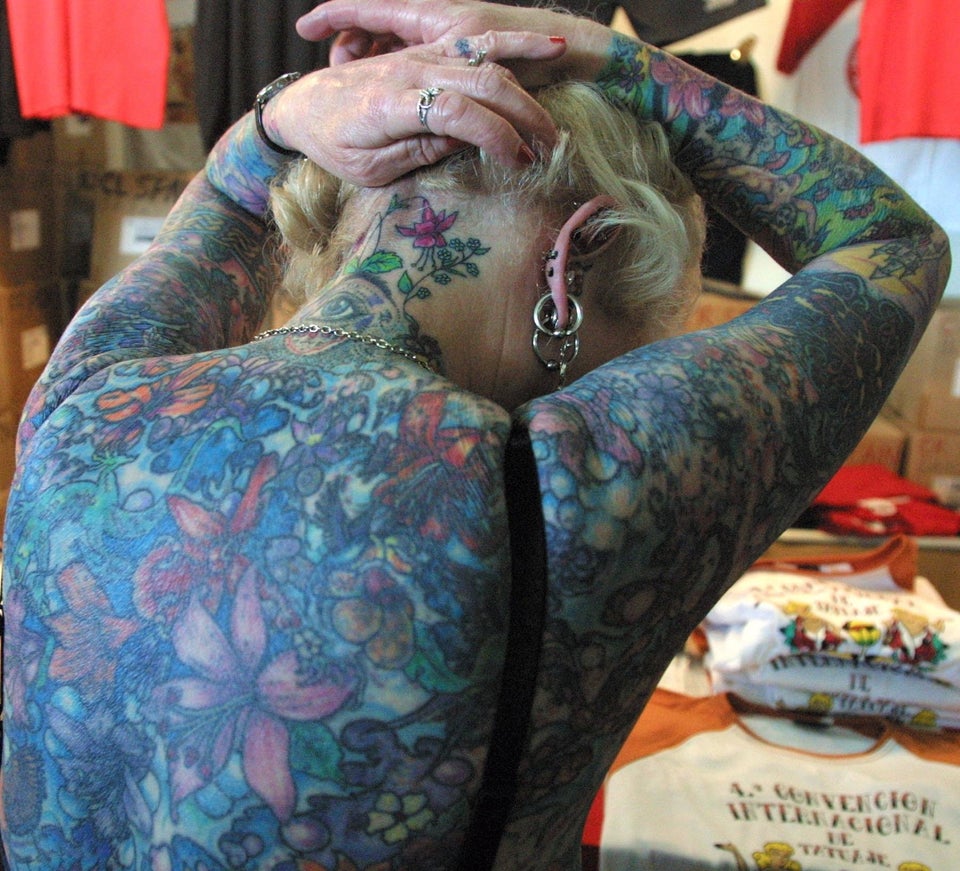 World's most tattooed female senior citizen Isobel Varley dies