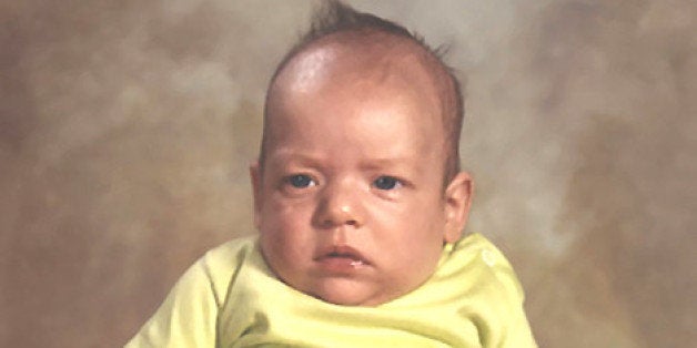 This is me as a one-year-old. Or maybe this is me as a tiny 55-year-old, I can't tell. More at lostinseattle.mclo.net/archives/2008/03/i_am_the_ugliest.php