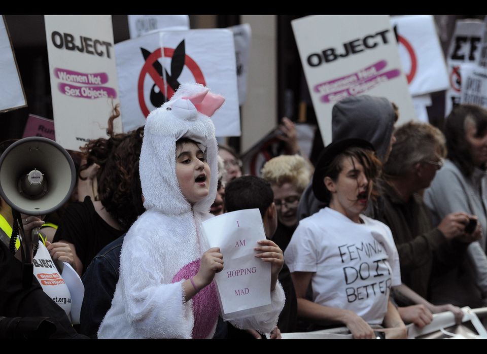 Playboy Club Protest In London