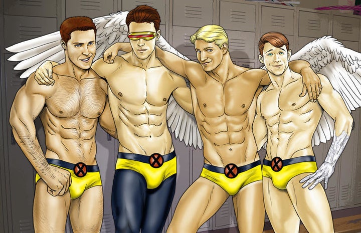 Hot Gay Superhero Porn - Beefcake Heroes': Joe Phillips Brings Gay Superheroes Out Of The Closet  (PHOTOS) | HuffPost Weird News