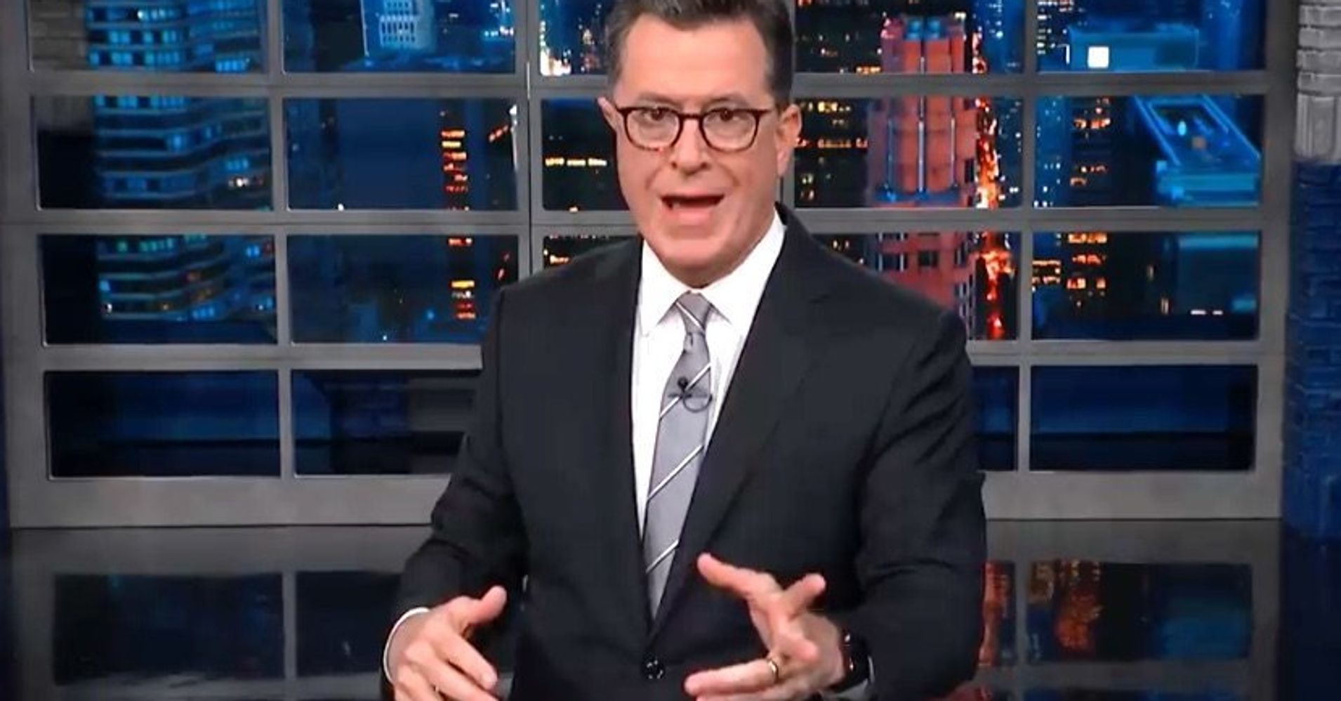 Stephen Colbert Hits Brett Kavanaugh With The 2 Words That Could Haunt Him Forever Huffpost 