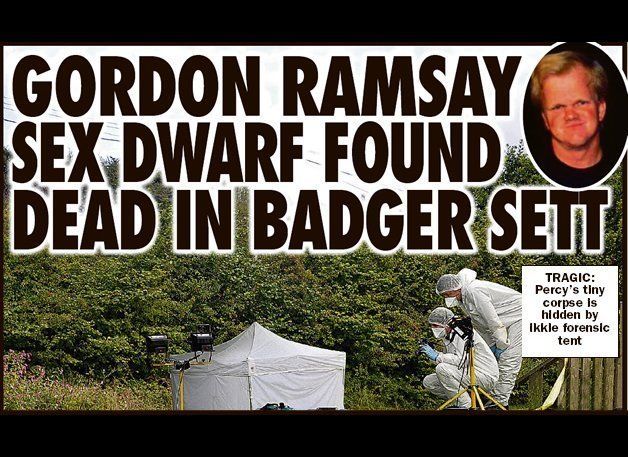 Percy Foster Dead? Dwarf Gordon Ramsay Look-A-Like Reportedly Found Dead In  Badger Den | HuffPost