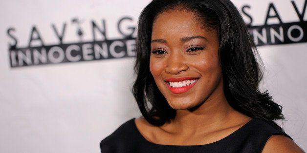 Host Keke Palmer poses at the 2nd Annual Saving Innocence Gala on Thursday, Dec. 5, 2013, in Los Angeles. (Photo by Chris Pizzello/Invision/AP)