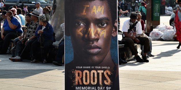 NEW YORK, NY - MAY 25: A view of signage as HISTORY presents NYC music festival 'Rhythm & Roots' in celebration of the Netwo