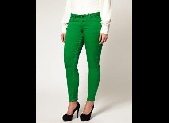 ASOS Green Skinny Jeans