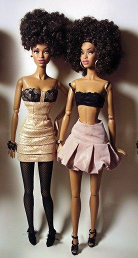 afro american barbie dolls