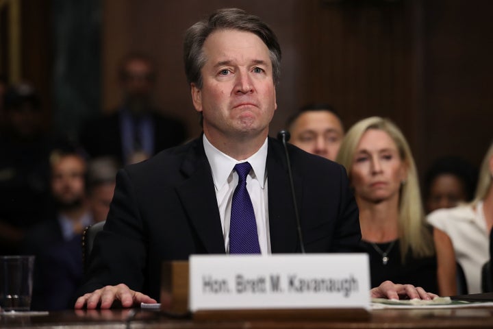 Judge Brett Kavanaugh testifies to the Senate Judiciary Committee during his Supreme Court confirmation hearing Thursday in a