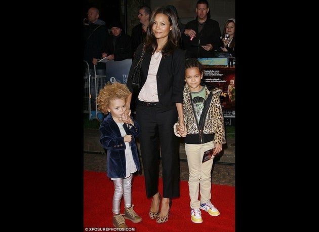 Thandie Newton Embraces Natural Hair For Her Daughters Photos