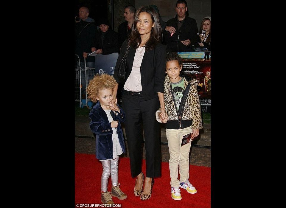 Thandie Newton and her daughters