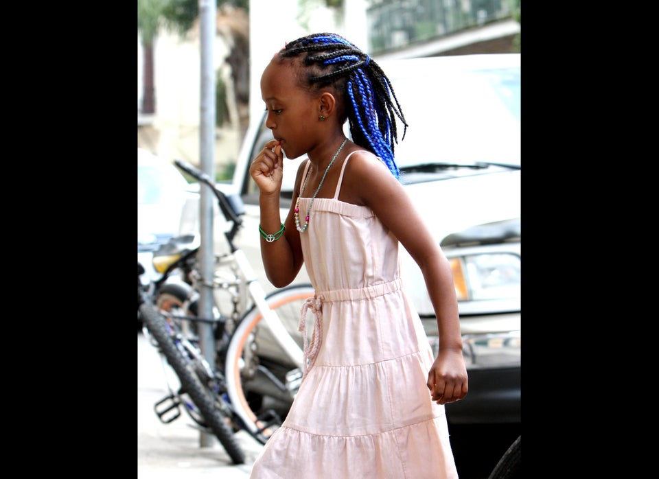 Zahara's New Blue Braids