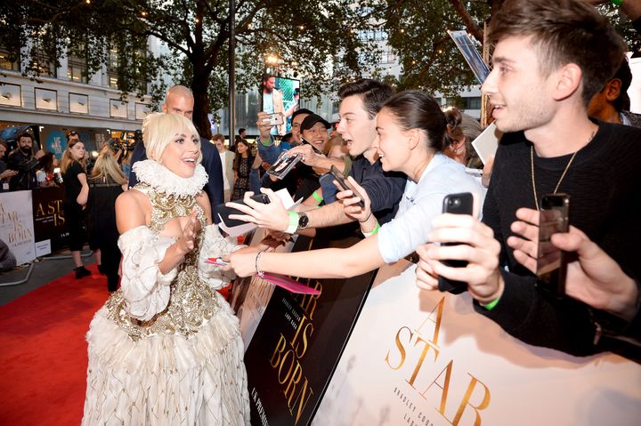 Gaga fans waited hours to meet their hero
