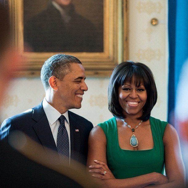 Barack, Michelle Obama Share Inside Joke At Inauguration Brunch ...