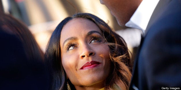 NEW YORK, NY - APRIL 03: Executive producer Jada Pinkett Smith and actor/rapper Will Smith at the 'Free Angela and All Political Prisoners' New York Premiere at The Schomburg Center for Research in Black Culture on April 3, 2013 in New York City. (Photo by J. Countess/Getty Images)