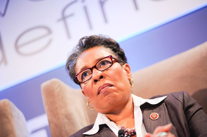 WASHINGTON, DC - MARCH 01: Marcia Fudge speaks during the Leading Women Defined: Women On Washington at Ritz Carlton Hotel on March 1, 2013 in Washington, DC. (Photo by Kris Connor/Getty Images for BET)