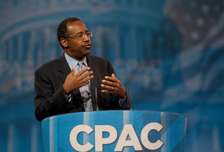 UNITED STATES - MARCH 16: Dr. Ben Carson during the 2013 Conservative Political Action Conference at the Gaylord National Re