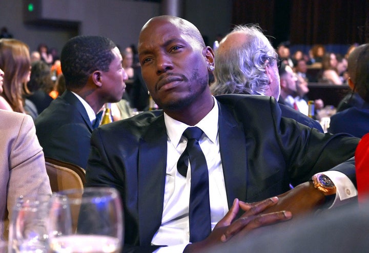 LOS ANGELES, CA - FEBRUARY 09: Actor Tyrese Gibson attends the 55th Annual GRAMMY Awards Pre-GRAMMY Gala and Salute to Indus