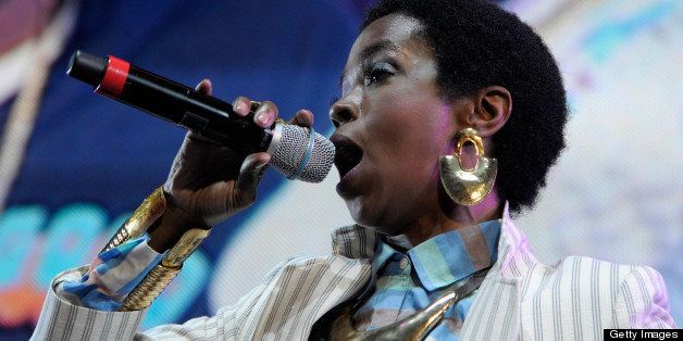 EAST RUTHERFORD, NJ - JUNE 03: Lauryn Hill performs at HOT 97's Summer Jam 2012at MetLife Stadium on June 3, 2012 in East Rutherford, New Jersey. (Photo by Ilya S. Savenok/Getty Images)
