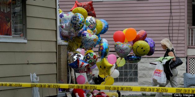 CLEVELAND, OHIO - MAY 08: Donuts were delivered to the family home of kidnap victim Gina DeJesus this morning. Photo by Michael S. Williamson/The Washington Post via Getty Images