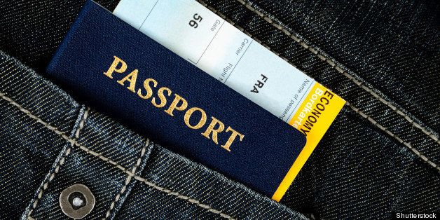 american passport in a pocket...