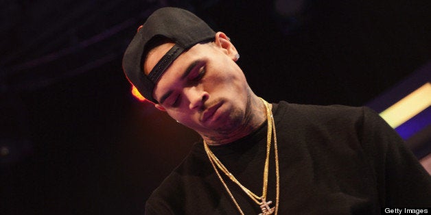 NEW YORK, NY - APRIL 01: Singer Chris Brown visits BET's '106 & Park' at BET Studios on April 1, 2013 in New York City. (Ph