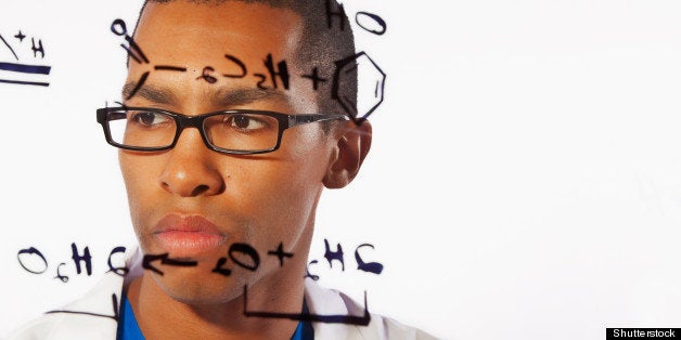 a young scientist works on a...