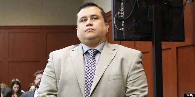 George Zimmerman, the accused shooter in the death of Trayvon Martin, appears in Seminole Circuit Court in Sanford, Florida, Thursday, June 6, 2013. (Joe Burbank/Orlando Sentinel/MCT via Getty Images)