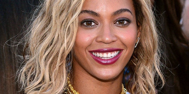 NEW YORK, NY - AUGUST 29: Beyonce Knowles films a music video at Coney Island in Brooklyn on August 29, 2013 in New York Cit