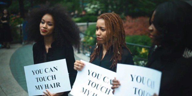 You Can Touch My Hair' Short Film Documents Controversial Public Art  Exhibit (VIDEO) | HuffPost Voices
