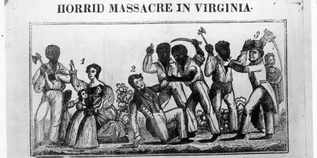 1831: Slaves rebelling in Virginia during the revolt led by Nat Turner. (Photo by MPI/Getty Images)