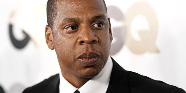 Jay-Z arrives at the 16th annual GQ "Men of the Year" party in Los Angeles, Thursday, Nov. 17, 2011. (AP Photo/Matt Sayles)
