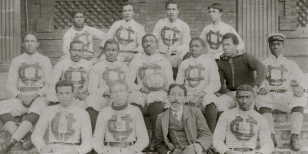 UNITED STATES - CIRCA 1899: Football Team at Claflin University (Photo by Buyenlarge/Getty Images)