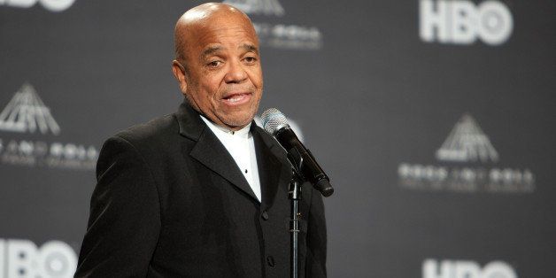 CLEVELAND, OH - APRIL 14: Berry Gordy poses in the press room during the 27th Annual Rock And Roll Hall Of Fame Induction Ceremony at Public Hall on April 14, 2012 in Cleveland, Ohio. (Photo by Scott Legato/FilmMagic)
