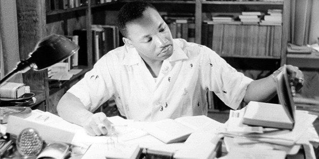 MONTGOMERY, AL - MAY 1956: Civil rights leader Reverend Martin Luther King, Jr. relaxes at home in May 1956 in Montgomery, Alabama. (Photo by Michael Ochs Archives/Getty Images)