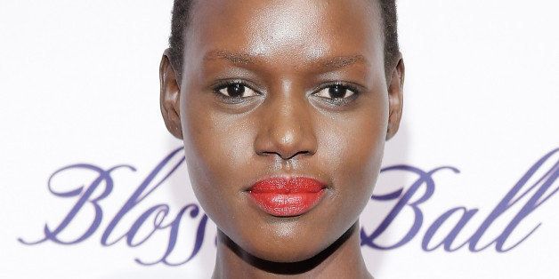NEW YORK, NY - MARCH 07: Model Ajak Deng attends the 6th Annual Blossom Ball Benefiting Endometriosis Foundation Of America>> at 583 Park Avenue on March 7, 2014 in New York City. (Photo by John Lamparski/WireImage)