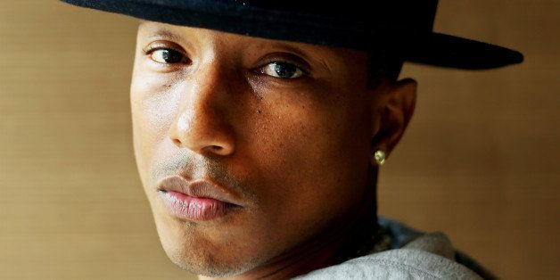 SYDNEY, AUSTRALIA - MARCH 6: (EUROPE AND AUSTRALASIA OUT) American musician Pharrell Williams poses during a photo shoot at the Park Hyatt Hotel on March 6, 2014 in Sydney, Australia. (Photo by Anthony Reginato/Newspix/Getty Images)