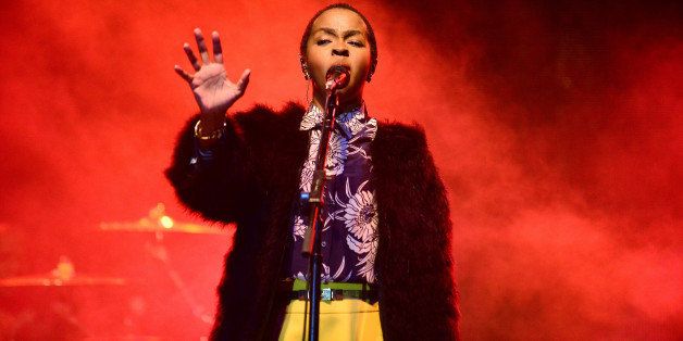 MIAMI, FL - FEBRUARY 15: Lauryn Hill performs at the 9 Mile music Festival at Miami Dade County Fairground on February 15, 2014 in Miami, Florida. (Photo by Vallery Jean/WireImage)