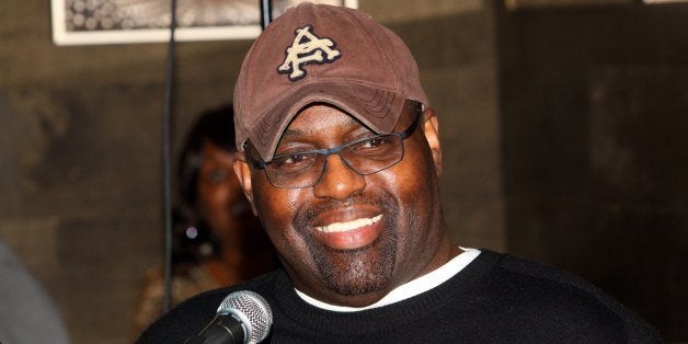 CHICAGO - JANUARY 15: Deejay, producer and remix artist Frankie Knuckles, is interviewed during 'The Experience With Frankie Knuckles' at The Shrine in Chicago, Illinois on JANUARY 15, 2013 (Photo By Raymond Boyd/Michael Ochs Archives/Getty Images)