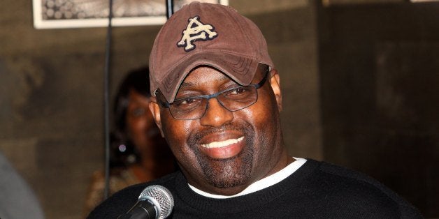 CHICAGO - JANUARY 15: Deejay, producer and remix artist Frankie Knuckles, is interviewed during 'The Experience With Frankie Knuckles' at The Shrine in Chicago, Illinois on JANUARY 15, 2013 (Photo By Raymond Boyd/Michael Ochs Archives/Getty Images) 