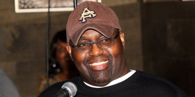 CHICAGO - JANUARY 15: Deejay, producer and remix artist Frankie Knuckles, is interviewed during 'The Experience With Frankie Knuckles' at The Shrine in Chicago, Illinois on JANUARY 15, 2013 (Photo By Raymond Boyd/Michael Ochs Archives/Getty Images) 