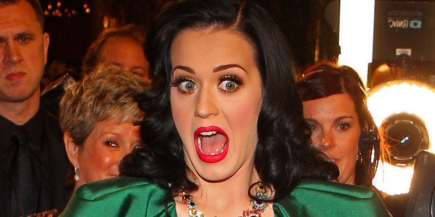 MELBOURNE, AUSTRALIA - MAY 01: Singer Katy Perry arrives on the red carpet ahead of the 2011 Logie Awards at Crown Palladium on May 1, 2011 in Melbourne, Australia. (Photo by Scott Barbour/Getty Images)