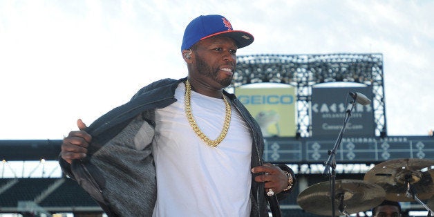 NEW YORK, NY - JUNE 14: Hip-hop artist 50 Cent performs during the 2014 Mets Concert Series at Citi Field on June 14, 2014 in the Queens borough of New York City. (Photo by Brad Barket/Getty Images)