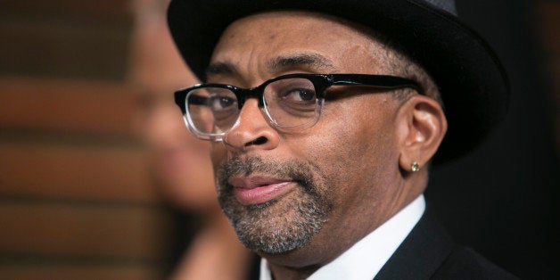 Spike Lee arrives to the 2014 Vanity Fair Oscar Party on March 2, 2014 in West Hollywood, California. AFP PHOTO/ADRIAN SANCHEZ-GONZALEZ (Photo credit should read ADRIAN SANCHEZ-GONZALEZ/AFP/Getty Images)