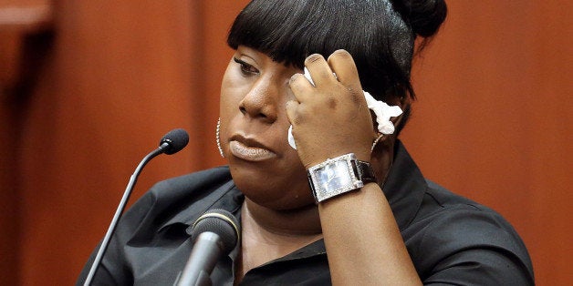 SANFORD, FL - JUNE 26: Witness Rachel Jeantel gives her testimony to the prosecution during George Zimmerman's trial in Semi