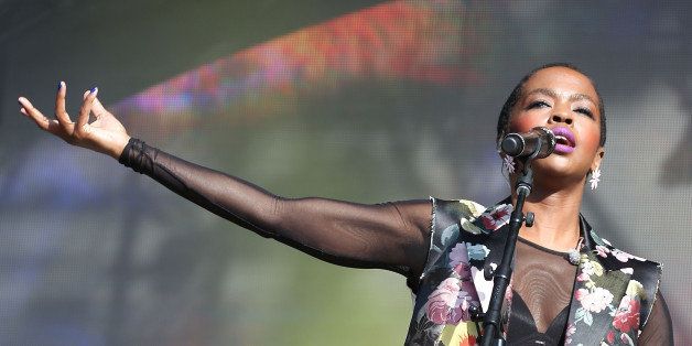 ROTHBURY, MI - JUNE 27: Ms. Lauryn Hill performs during Day 2 of the 2014 Electric Forest Festival on June 27, 2014 in Rothbury, Michigan. (Photo by Jeff Kravitz/FilmMagic for Electric Forest)