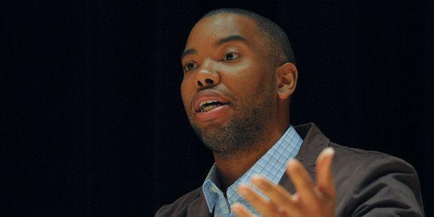 ASPEN, CO - JULY 01: Ta-Nehisi Coates speaks during the film screening and discussion of 'Sing Your Song' at the Aspen Institute's Aspen Ideas Festival 2011 at the Paepcke Auditorium on July 1, 2011 in Aspen, Colorado. (Photo by Leigh Vogel/Getty Images)